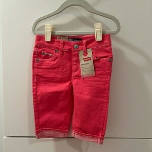 NWT Levi's Kids Pink Shorts -Size 2T